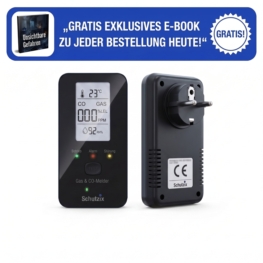 Schutzix 4-in-1 CO Melder für Wohnmobile