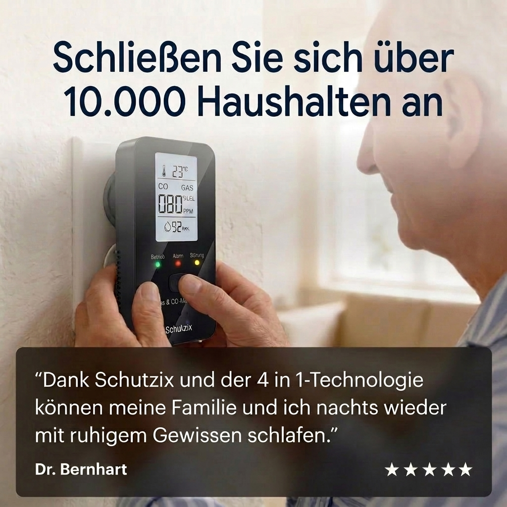 Schutzix 4 in 1 CO Detektor