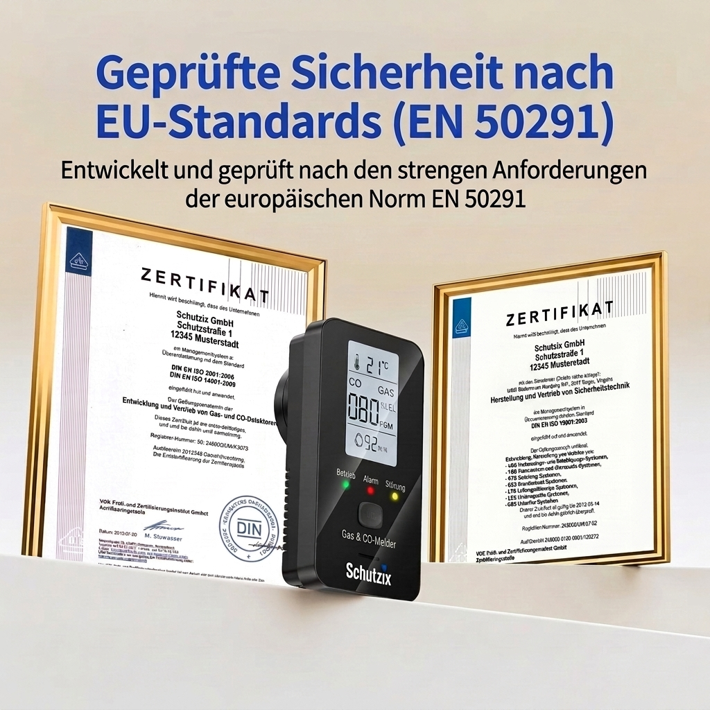 Schutzix 4 in 1 CO Detektor
